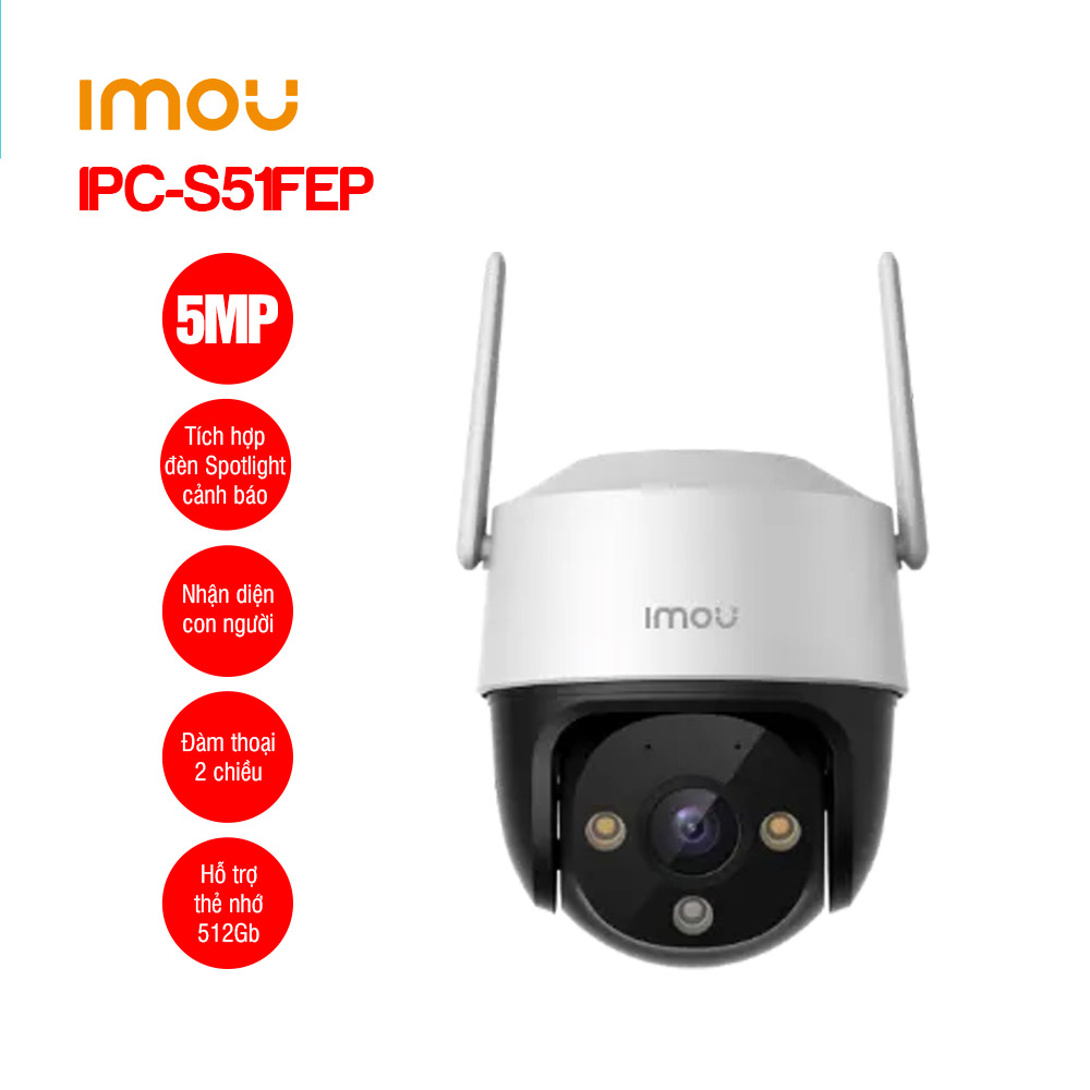 Camera IPC-S51FEP PT Full Color 5MP