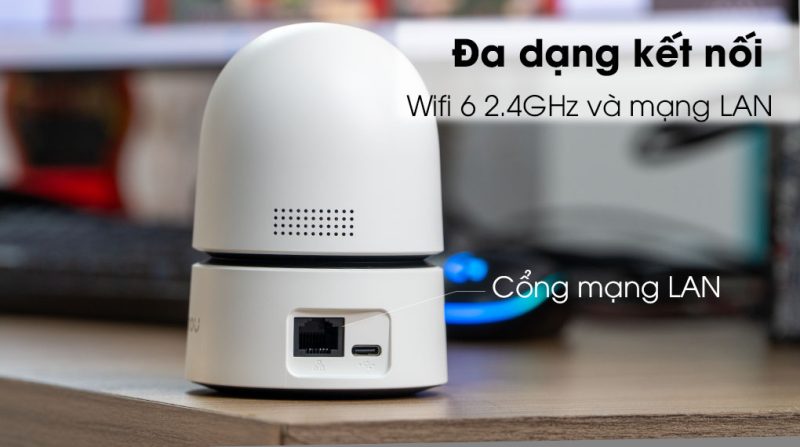 Ranger Dual hỗ trợ kết nối Wifi 6 2.4GHz và cổng mạng LAN giúp bạn có thể tùy chọn chức năng để kết nối.