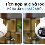 Camera IPC-GS7EP-5M0WE tích hợp mic và loa, trò chuyện dễ dàng