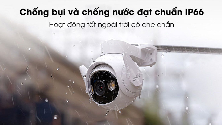 Camera GS7EP thiết kế thân vỏ chống bụi, chống nước